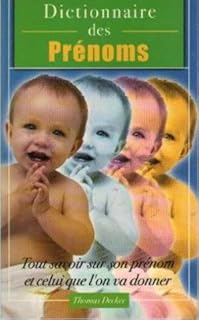 jaquette livre Dictionnaire des prénoms