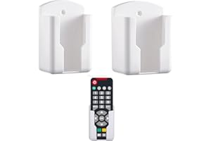 peiyee Guarda Mandos tv Pared Soporte Mando a distancia Pared caja Almacenamiento control remoto Almacenaje multifuncional de pared sin perforaciones