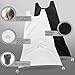 Panlom® Beard Bib Catcher Hair Nylon Shaving Cloth Beard Cutting Shaving Cape Repair Shape Apron Scarf Collection Trimming Catcher - White