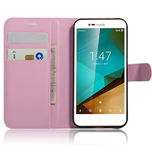 SMTR Vodafone smart prime 7 VF600 Fundas de PU Cuero Flip Standing Leather Wallet Case Cover Carcasa Funda con Ranura de Tarjeta Cierre Magn tico y funci n de soporte para Vodafone smart prime 7 VF600 Rosado SMTR Vodafone smart prime 7 VF600 Fundas de PU Cuero Flip Standing Leather Wallet Case Cover Carcasa Funda con Ranura de Tarjeta Cierre Magn tico y funci n de soporte para Vodafone smart prime 7 VF600 Rosado