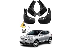 YLOXFW Car Mudguard Mud Flaps for Nissan Qashqai 2006-2023 Molded Custom Front and Rear Mudflaps Splash Guards Fender Flares Kit 4-PC Auto Accessories,Send 1 Car Wash Towel,2006~2015