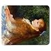 Produktbild Renoir - Irene Cahen D Anvers, Designer Leder Mousepad Unterlage Mauspad Maus-Pad Stark Anti Rutsch Unterseite für Optimalen Halt mit Lebhaftes Motiv Kompatibel mit Apple Magic Maus. Ideal für Gamer und für Grafikdesigner