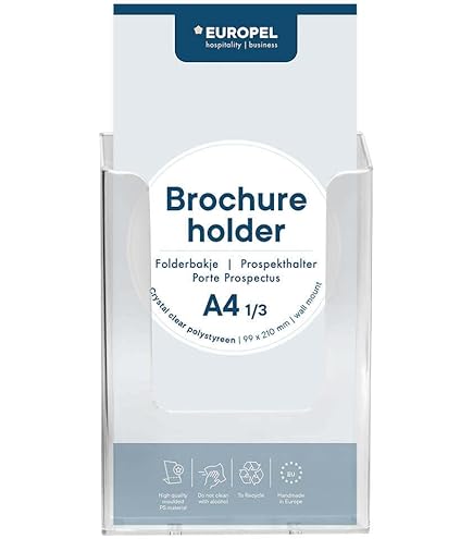 Porta Depliant Da Parete A4 Verticale 21x30 Cm - Foto 8