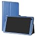 Produktbild LiuShan TrekStor PrimeTab P10 hülle, Folding PU Leder Tasche Hülle Case mit Ständer für 10.1" TrekStor PrimeTab P10 Android Tablet,Blau