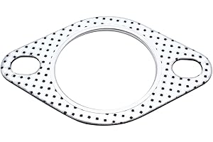 SHLPDFM 2 Zoll Auspuffdichtung 2 Löcher Universal Flanschdichtung für Innendurchmesser 2 "/ 51 mm Auspuffrohr/Turbo-Fahrzeug