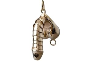ZZTAE Pendentif pénis érectable drôle, collier sexy en forme de tige créative, collier pendentif sexuel créatif personnalisé, hommes adolescentes filles debout pendentif ornement cadeau ( Color : Gold )