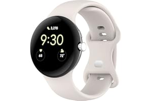Keweni Strap Compatible with Google Pixel Watch, Silicone Sports Wristband Replacement Strap for Google Pixel Watch