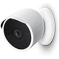 Silicone Cover Case Compatible with Google Nest Cam Battery Home Security Camera System, Google Nest Cam Cover, Waterproof Protective Soft Lightweight Durable Silicone for Google Nest Cam, White