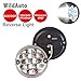 Produktbild WildAuto - LED Rückseite Licht, Weiß Truck hinten Lampe - Für LKW, Trailer, LKW, Van Caravan - 12 V/24 V - 95 mm - 15 LED - 2 PCS