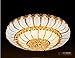 Produktbild Sucastle Deckenleuchten Moderne Lampe Gilt für Schlafzimmer Esszimmer Study Room Kristall golden 100cm 220V E27