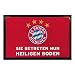 Produktbild FC Bayern Fußmatte / Fußabstreicher / Türmatte FC Bayern München FCB