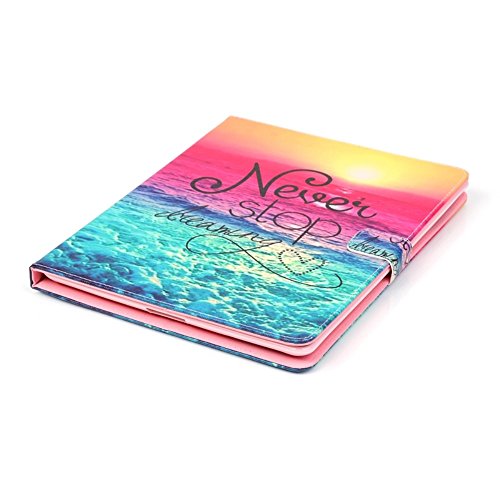 Pattern Printing Smart Leather Tablet Shell für iPad 4/3/2 – Dawn and Never Stop Dreaming - 4