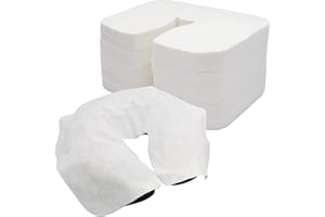 Xiaozhifu 500pcs Disposable Massage Face Covers, Ultra Soft Luxurious Disposable Face Rest Covers, Massage Face Covers 14.2 x 10.6 inches ﻿