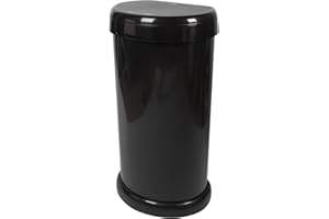 42L Moda Touch Top Bin Black Tontarelli