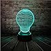 Produktbild Große Glühbirne Form 3D Usb Led Lampe Illusion Nachtlicht Multicolor Hause Tischdekor Optische Quelle Beleuchtung Geschenk