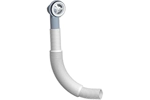 ZHONGSHUANG Round Overflow Pipes, Sink Overflow Kit,Sink Overflow Pipe,Wash Basin Overflow Head, Bath Waste and Overflow Kit,Sink Overflow Head Overflow Pipe with 200-600mm Overflow Tube for Sink