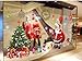 Topro X Large Merry Christmas Santa Claus Gift Show Window Wall Art Sticker...