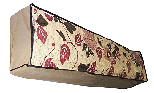 Lithara Waterproof Printed AC Cover for Split AC 1 Ton Indoor Unit | All Weather Cover | Elastic Stretchable | (Design03 Multicolor)