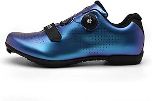 SPSHOOS Zapatilla de Ciclismo de Carretera Hombre Mujer Antideslizantes Calzado de Bicicleta de montaña