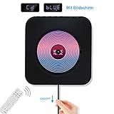 tragbarer cd player usb test 【Klassische Idee als Geschenk】: Mit Schlafzustand-Timer Funktion und LED Display. Gutes Geschenk für Kinder, Eltern, Freunden, Kollegen. Damit helfen Ihnen bei Sprachenlernen, pränataler Bildung, vorgeburtlichem Training. Es kann auch als Hausdekoration benutzen.