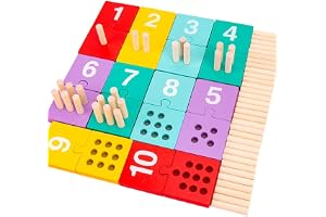 Dr. MUYA® Montessori Leksaker 3 4 5 6 År, Lärospel från 4 År, Finmotorik från 4 År, Leksaker från 5 År för Pojkar, Pedagogisk