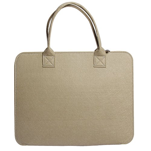 Sidiou Gruppe Mode Laptop Tasche Tablet PC Paket Laptop-Hülle wasserdichtes Gewebe Tasche Mode Laptop Tasche Tablet PC Paket Laptop-Hülle wasserdichtes Gewebe Tasche (17 Zoll, khaki) - 3