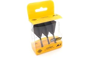 CUESOUL Rost Tige de fléchettes intégrée et ailettes Moyennes, Forme de Diamant, Lot de 3