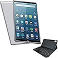 VIKUSHA VZ-30 Smart Android Tablet with Bluetooth Connected Keyboard Cover & 4000mAh Battery (Display: 10.1in, Silver, 3GB Ram, Dual Sim)