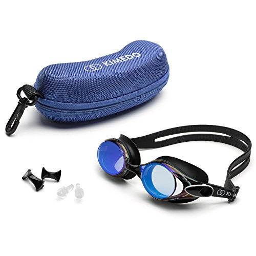 Kimedo® Profi Schwimmbrille | Taucherbrille Tauchermaske Goggles Schwimmzubehör Chlorbrille Unterwasserbrille Aqua Brillen Wasser Brille Swimming Glasses Wassersport Brille Diving Mask