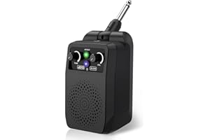 JOYO Mini amplificador portátil de guitarra 5 W, combinado Bluetooth recargable con efectos integrados (limpieza, sobremarcha, distorsión, reverberación)