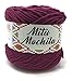 Produktbild 'Mondial Garn "mitù Mochila Strickgarn 100 gr Häkelnadel 3,5 – 4 100% Baumwolle 174 Viola Mirtillo