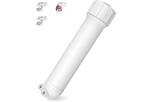 Porta Membranas de Equipos de Osmosis Inversa Compatibles con las Membranas de 50 GPD y 75 GPD, No Incluye Llave de Osmosis para Desmontar las Membranas de Osmosis Inversa JACAR