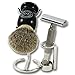 Italian Crafted Razor & Brush Shaving Stand