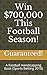Produktbild Win $700,000 This Football Season!: A Football Handicapping Book (Sports Betting 2018)