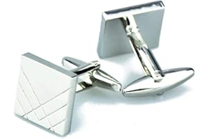 S&W SHLAX&WING S & W Hochzeit Manschettenknöpfe für Männer Manschetten mit Geschenkbox Crystal Emaille Business für Smoking Shirts