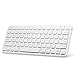 Universal Bluetooth Wireless Keyboard, Anker Ultra Compact Slim Profile Wireless Bluetooth Keyboard with Rechargeable Battery, Universal Compatibility with iPad and Computer - White