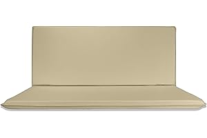 Il Tuo Artigiano Design Coussin imperméable pour balançoire de jardin 3 places – Matelas pour balancelle, fabriqué en Italie, résistant aux UV (3 places – 135 x 55 cm, beige)