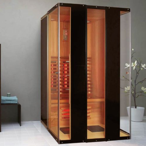Preisvergleich Produktbild Infrarotkabine "Madeira" Infrarot Sauna für 2 Personen Wärmekabine Infrarotsauna