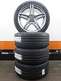 4 Aluminiumfelgen 4 Sommerräder 18 Zoll passend für Viano Vito W639 RIAL M10 HANKOOK TOP