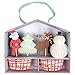 Produktbild Weihnachten Cupcake Set - Muffinförmchen in Rot/Weiß und Dekopicker von Meri Meri