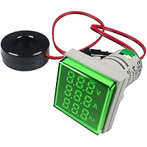 Voltmetro Digitale Gebildet 22mm - Display LED Per Tensione CA 60V-500V