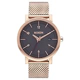 Nixon Damen Analog Quarz Uhr mit Edelstahl beschichtet Armband A10872449-00