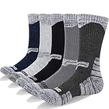 ATMUNGSAKTIVER STOFF - Mehr Weichheit und Komfort mit 80% Baumwolle, 17% Nylon, 3% Spandex. Unsere Socken können Ihre Füße trocken halten den ganzen Tag.