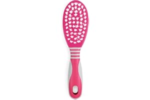 Ancol Ergo Soft Cat Brush with Bristles - Pet Kitten Multipurpose Hygiene Moulting Tool - Professional Grooming Accessory