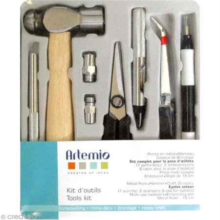 Artemio großes Werkzeugset zum Scrapbooking und Karten basteln