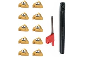 Besttoolifes Tornio Utensile Filettatura Interna SNR0013M16 Barra Alesatura Porta Utensili Tornio Con 10Pcs 16IR AG60 Inserti Filettatura Interna Carburo