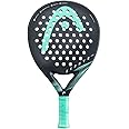 Head Zephyr Pro Padel Racket 2023, Black/Teal - 365 gm, Round