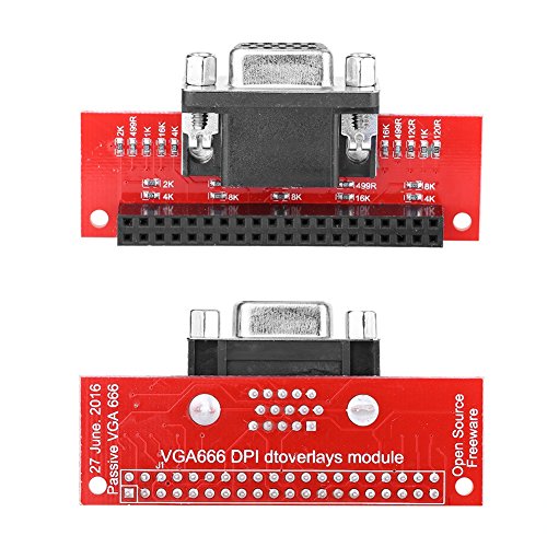 VGEBY Universal Gert-VGA VGA666 Modul Adapter Für Raspberry Pi 3 / Pi 2 / B + / A + - 6