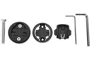 TBEST Zamiennik światła do Cateye, ycle Computer Mount Top Cap, MTB Road Computer GPS Stoper Mount Holder ycle Stem Top Cap zamiennik do Garmin Bryton Cateye Camera GPS (czarny)