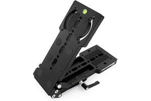 PROAIM Plaque de caméra pan/Inclinaison Wedge Dynamique. Charge utile: 20 kg/44 LB. Angle d'inclinaison de 0 à 90° et réglage panoramique de 35 à 70°. Comprend des leviers de Verrouillage (P-MWP-D)
